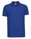 566M Russell Men's Stretch Polo Bright Royal colour image