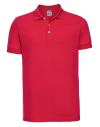 566M Russell Men's Stretch Polo Classic Red colour image