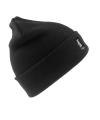 RC33 Woolly Ski Hat with 3M Thinsulate Insulation Black colour image