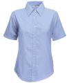 SS110 65000 Lady Fit Short Sleeve Oxford Shirt Oxford Blue colour image