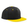 B610C Snapback Rapper Cap Black / Yellow colour image