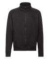 62230 SS59 Fruit Of The Loom Sweat Jacket Black colour image