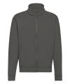 62230 SS59 Fruit Of The Loom Sweat Jacket Light Graphite colour image
