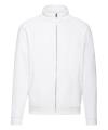 62230 SS59 Fruit Of The Loom Sweat Jacket White colour image