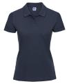 569F Russell Ladies Classic Cotton Polo French Navy colour image