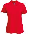 SS92M 63212 Lady Fit 65/35 Polo Red colour image