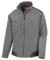 R124X Ripstop Soft Shell Jacket Grey / Black colour image