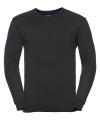 710M V-Neck Knitted Pullover Black colour image