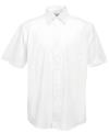 65116 Men's Short Sleeve Poplin Shirt White colour image