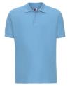 577M Ultimate Cotton Polo Shirt Sky colour image