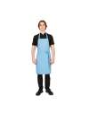 DP200 Denny's Multicoloured Bib Apron 28X36 Mid Blue colour image