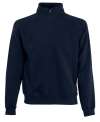 SSE17 62032  Zip Neck Sweatshirt Deep Navy colour image