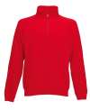 SSE17 62032  Zip Neck Sweatshirt Red colour image