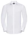 960M Russell Collection Mens Stretch Shirt White colour image