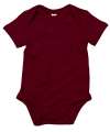 BZ10 Baby Bodysuit Burgundy colour image