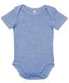 BZ10 Baby Bodysuit Heather Blue colour image