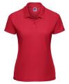 539F Ladies' Classic Polycotton Polo Classic Red colour image
