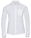 936F Russell Collection Ladies L/S Shirt White colour image
