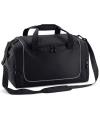 QS77 Teamwear Locker Bag Black / Light Grey colour image