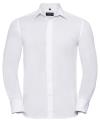 922M Russell Collection Men's L/SL Oxford White colour image