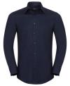 922M Russell Collection Men's L/Sl Oxford BRIGHT NAVY colour image