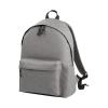 BG126 Two Tone Fashion Backpack Grey Marl / Black colour image