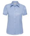 963F Russell Collection Ladies S/S H'Bone Shi Light Blue colour image