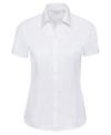 963F Russell Collection Ladies S/S H'Bone Shi White colour image