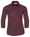 946F Ladies' 3/4 Sleeve Easy Care Fitted Shirt Port colour image