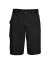 002M Polycotton Twill Shorts Black colour image