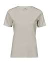 TJ580 Tee Jays Ladies Interlock Tee Cement colour image