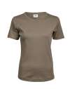 TJ580 Tee Jays Ladies Interlock Tee Clay colour image