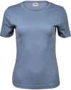 TJ580 Tee Jays Ladies Interlock Tee Flint Stone colour image