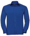934M Men's Long Sleeve Easy Care Poplin Shirt Bright Royal colour image