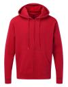 SG29 SG Mens Full Zip Hooded Sweatshirt Red colour image