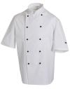 DD20S Lightweight Short Sleeve Chefs Jacket White colour image