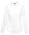 SS111 65002 Lady Fit Long Sleeve Oxford Shirt White colour image