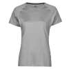 TJ7021 Tee Jays Ladies Cool Dry Tee Grey melange colour image