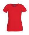 SS81M 61378 Lady Fit Crew Neck T Shirt Red colour image