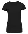 165F Russell Ladies HD T Shirt Black colour image