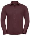 946M Men's Long Sleeve Easy Care Fitted Shirt Port colour image