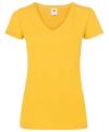 61398 Lady Fit Valueweight V Neck T Shirt Sunflower colour image