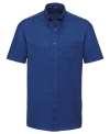 933M Men's Short Sleeve Easy Care Oxford Shirt Bright Royal colour image