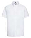 933M Men's Short Sleeve Easy Care Oxford Shirt White colour image