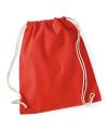 W110 Cotton Gymsac Bright Red colour image