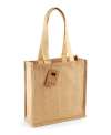 W406DONOTUSE Jute Compact Tote Natural colour image