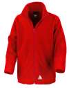 R114JY Core Children's Micron Fleece Jacket Red colour image
