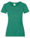 61372 Lady Fit Valueweight T Shirt retro heather green colour image