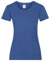 61372 Lady Fit Valueweight T Shirt retro heather royal colour image