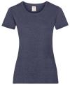 61372 Lady Fit Valueweight T Shirt vintage heather navy colour image